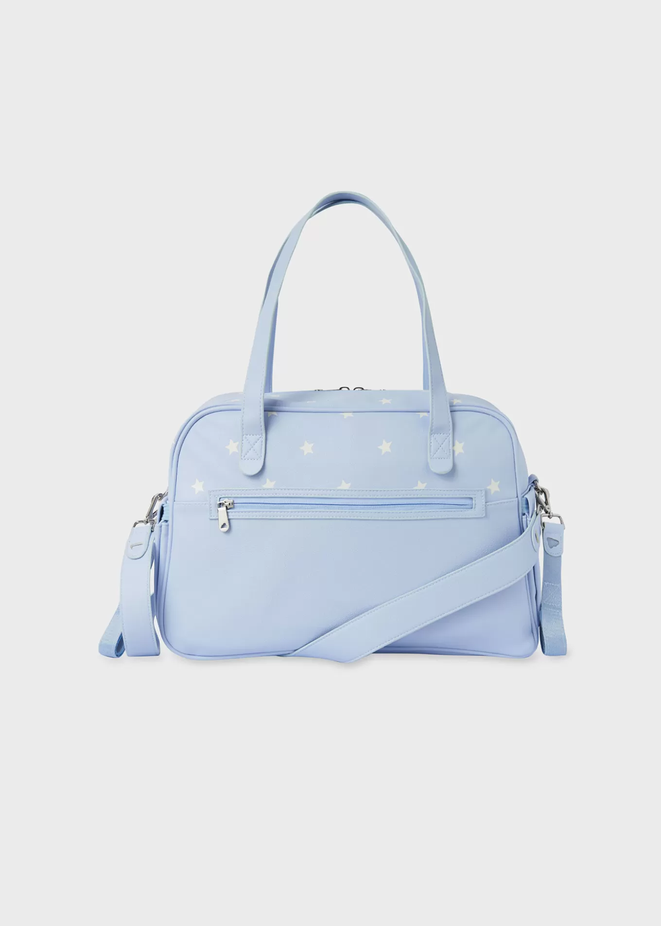 Bolsos De Maternidad^Mayoral Bolso maternidad estrellas bebé Babyblue