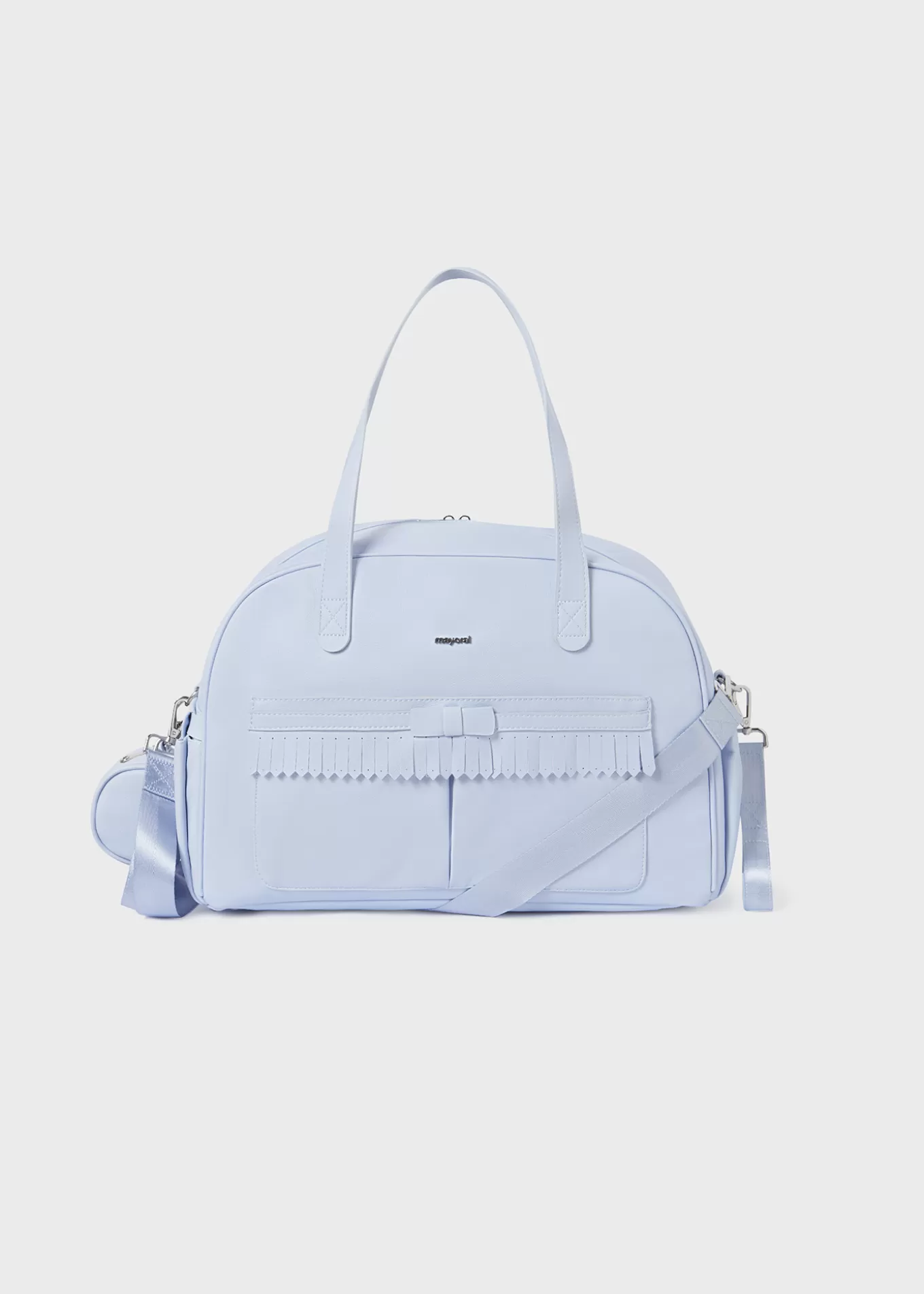 Bolsos De Maternidad^Mayoral Bolso maternidad flecos bebé Babyblue