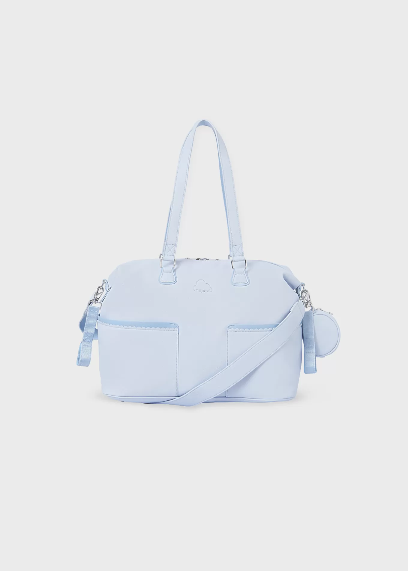 Bolsos De Maternidad^Mayoral Bolso maternidad ondas con portachupete bebé Babyblue