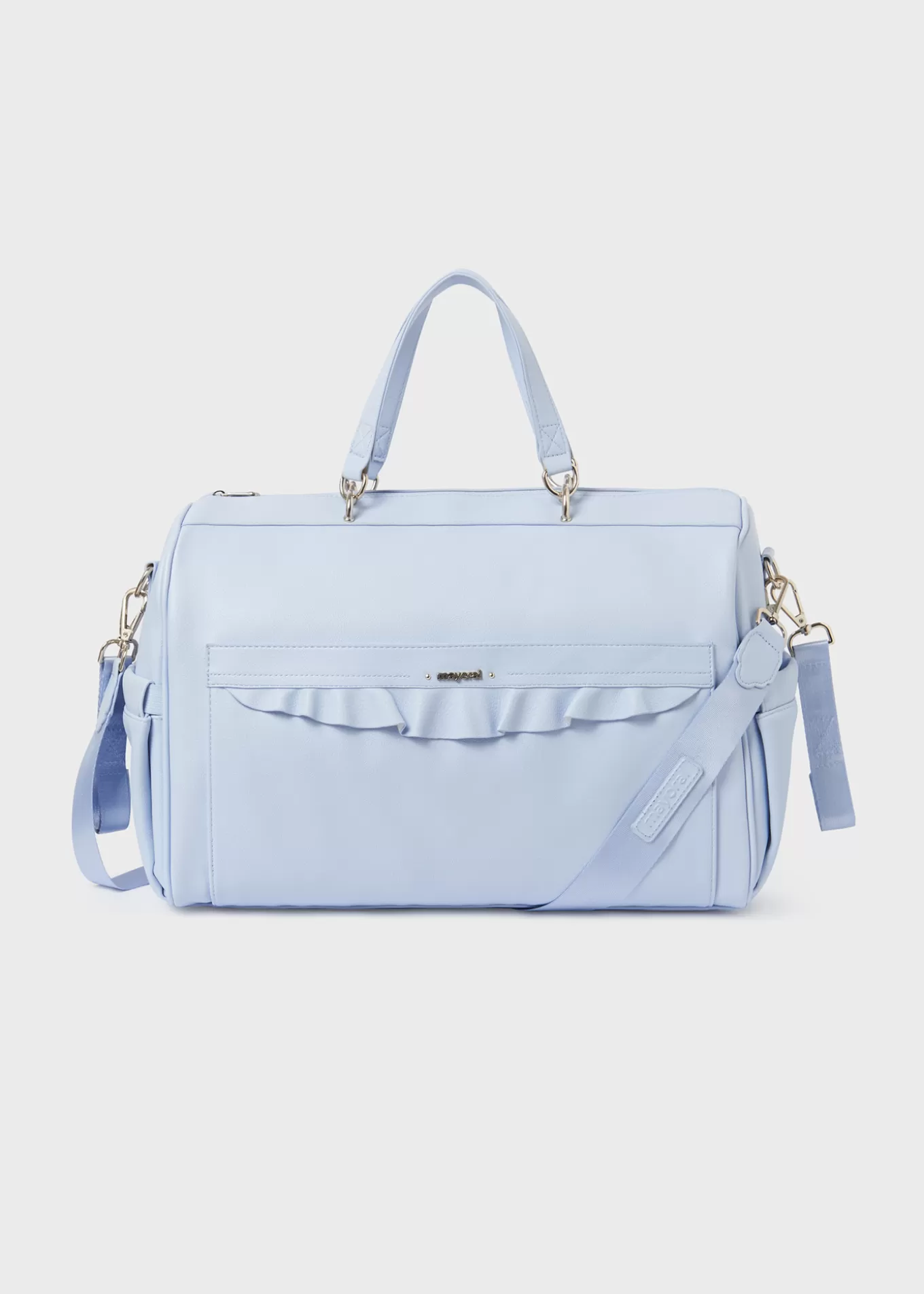 Bolsos De Maternidad^Mayoral Bolso maternidad volante bebé Babyblue