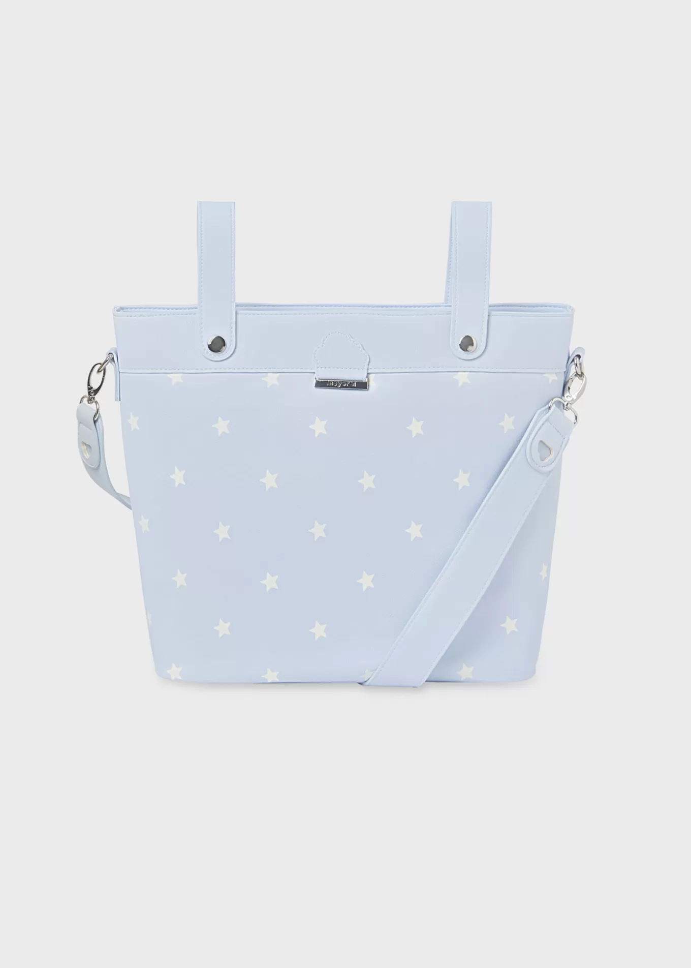 Bolsos De Maternidad^Mayoral Bolso panera estrellas bebé Babyblue