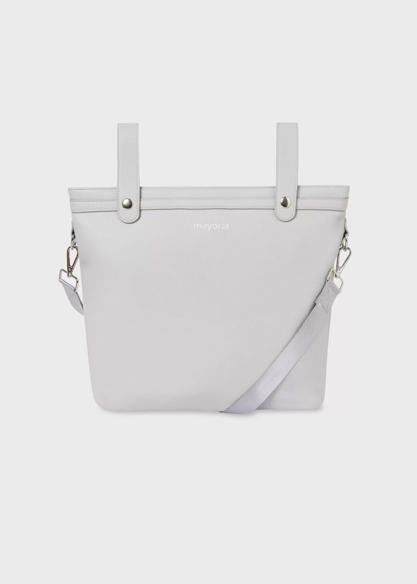 Bolsos De Maternidad^Mayoral Bolso panera flecos bebé Gris
