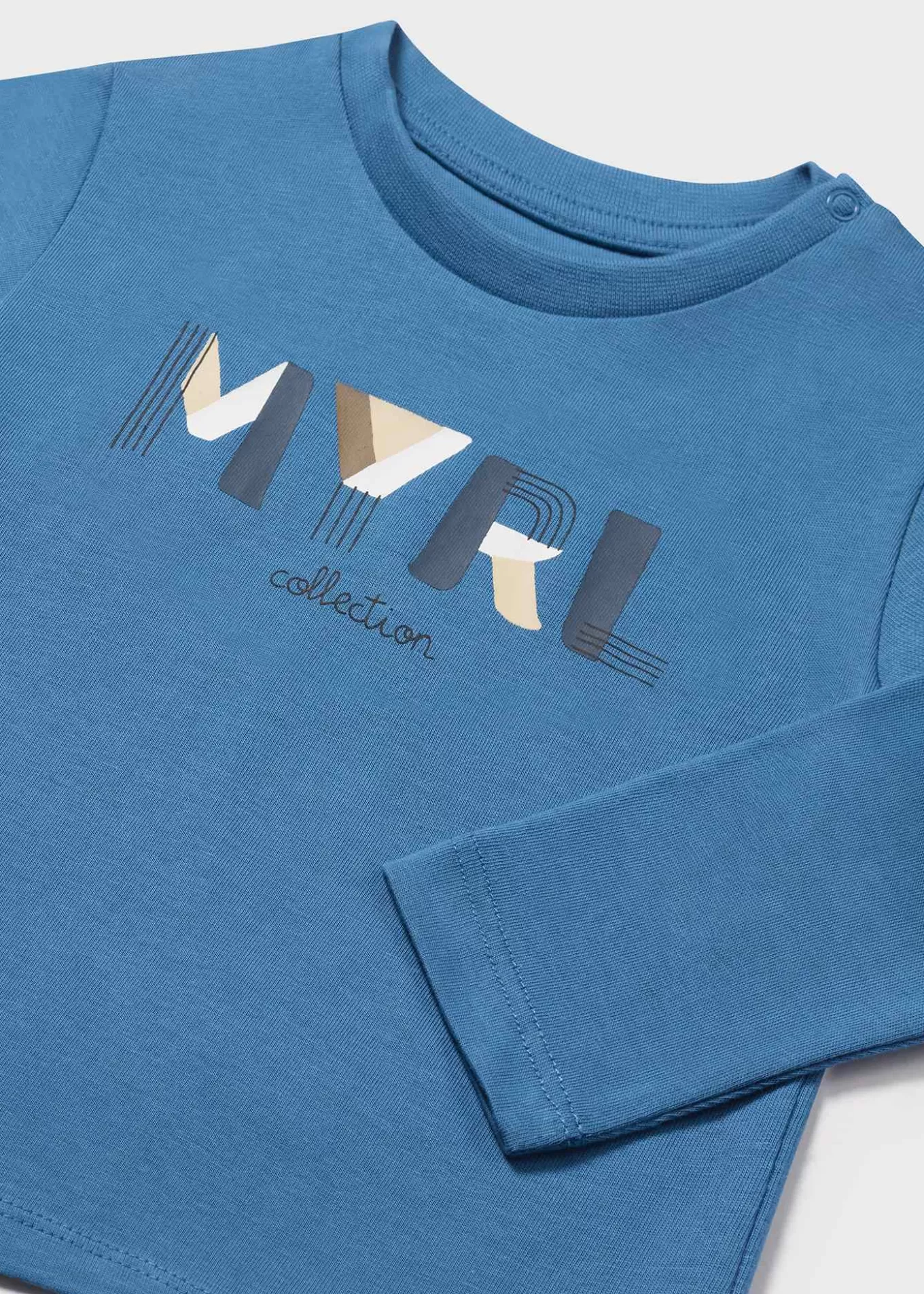 Bodies Y Camisetas^Mayoral Camiseta básica letras bebé Lago