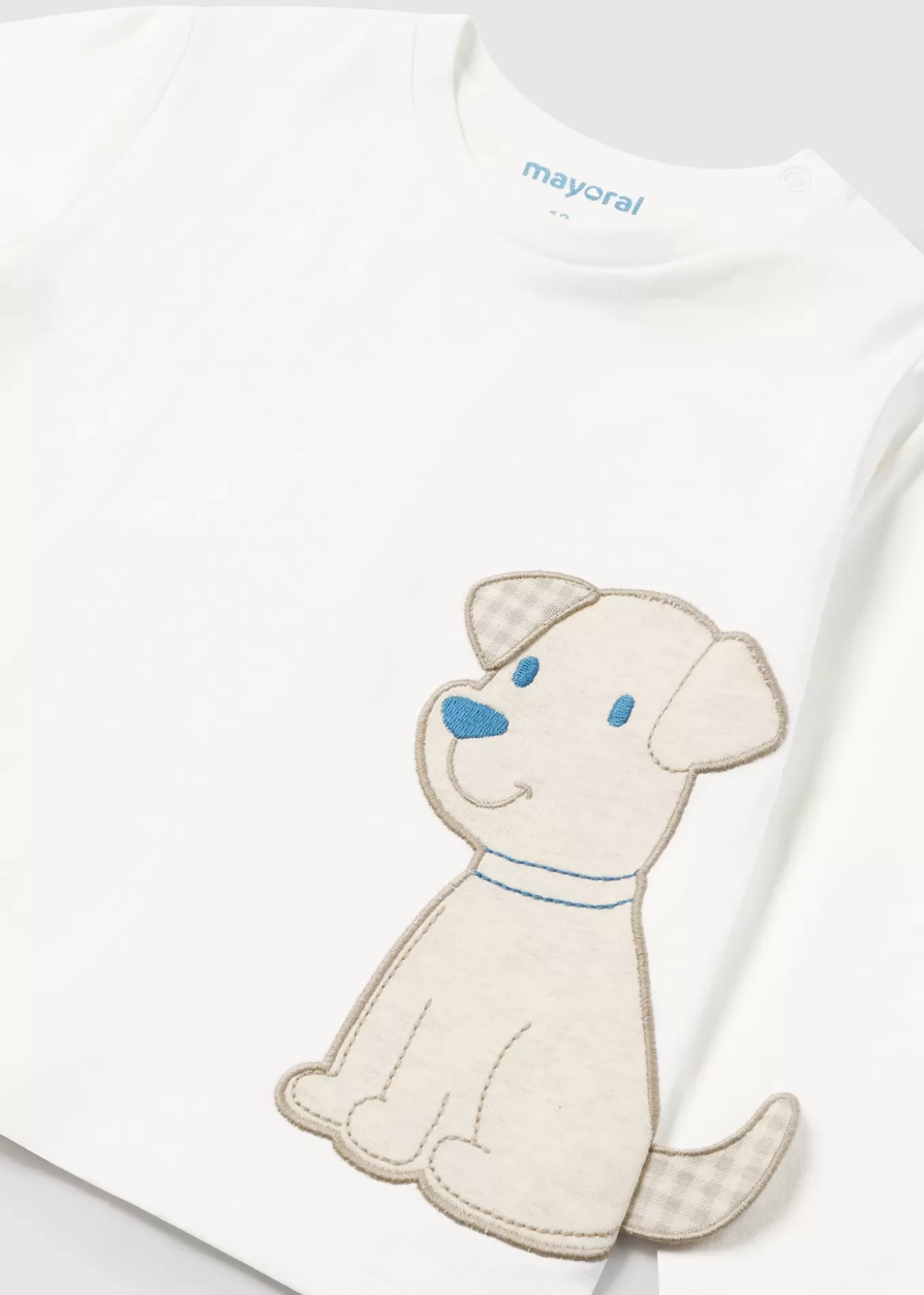 Bodies Y Camisetas^Mayoral Camiseta interactiva perro bebé Nata