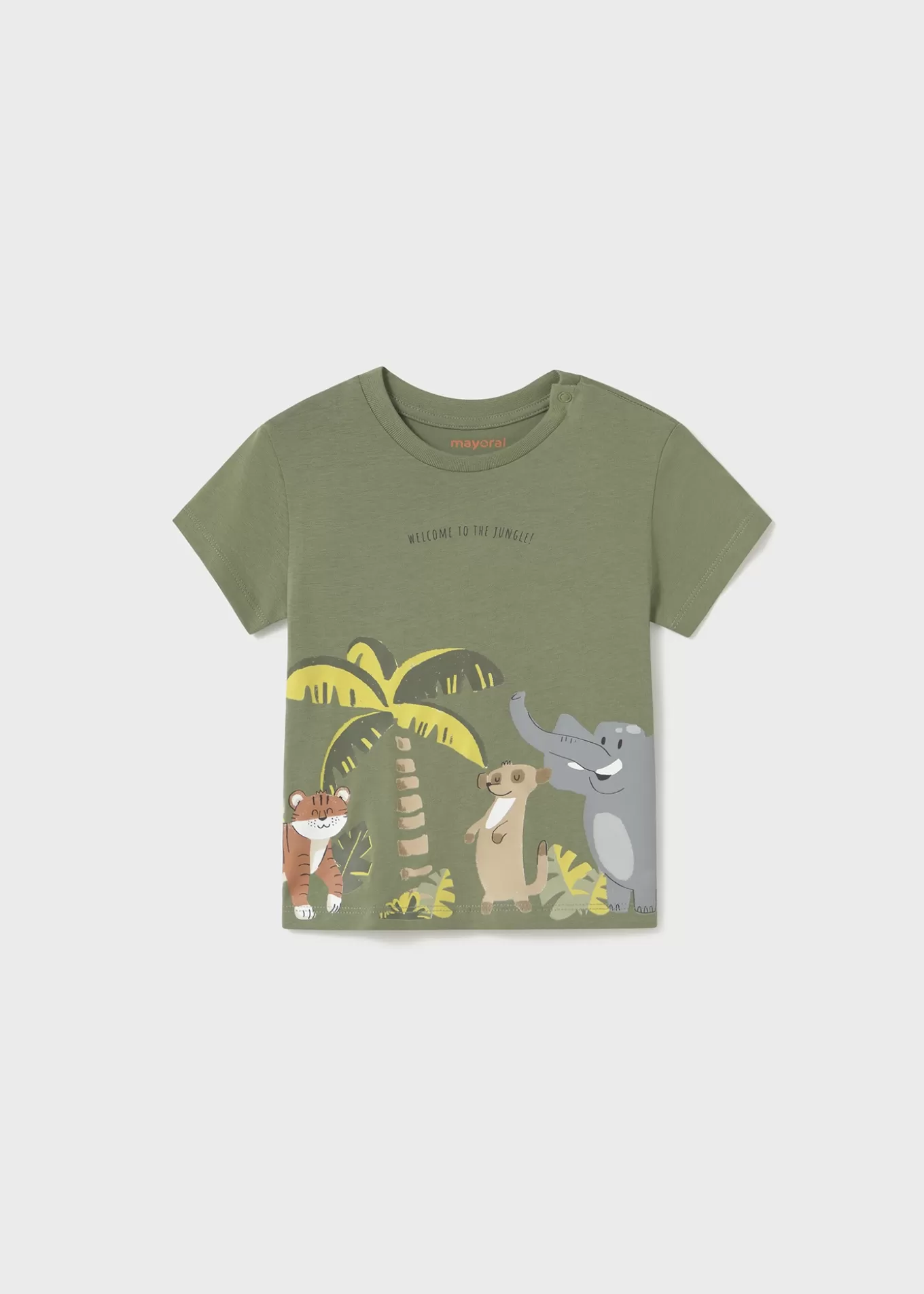 Bodies Y Camisetas^Mayoral Camiseta jungla bebé Salvia