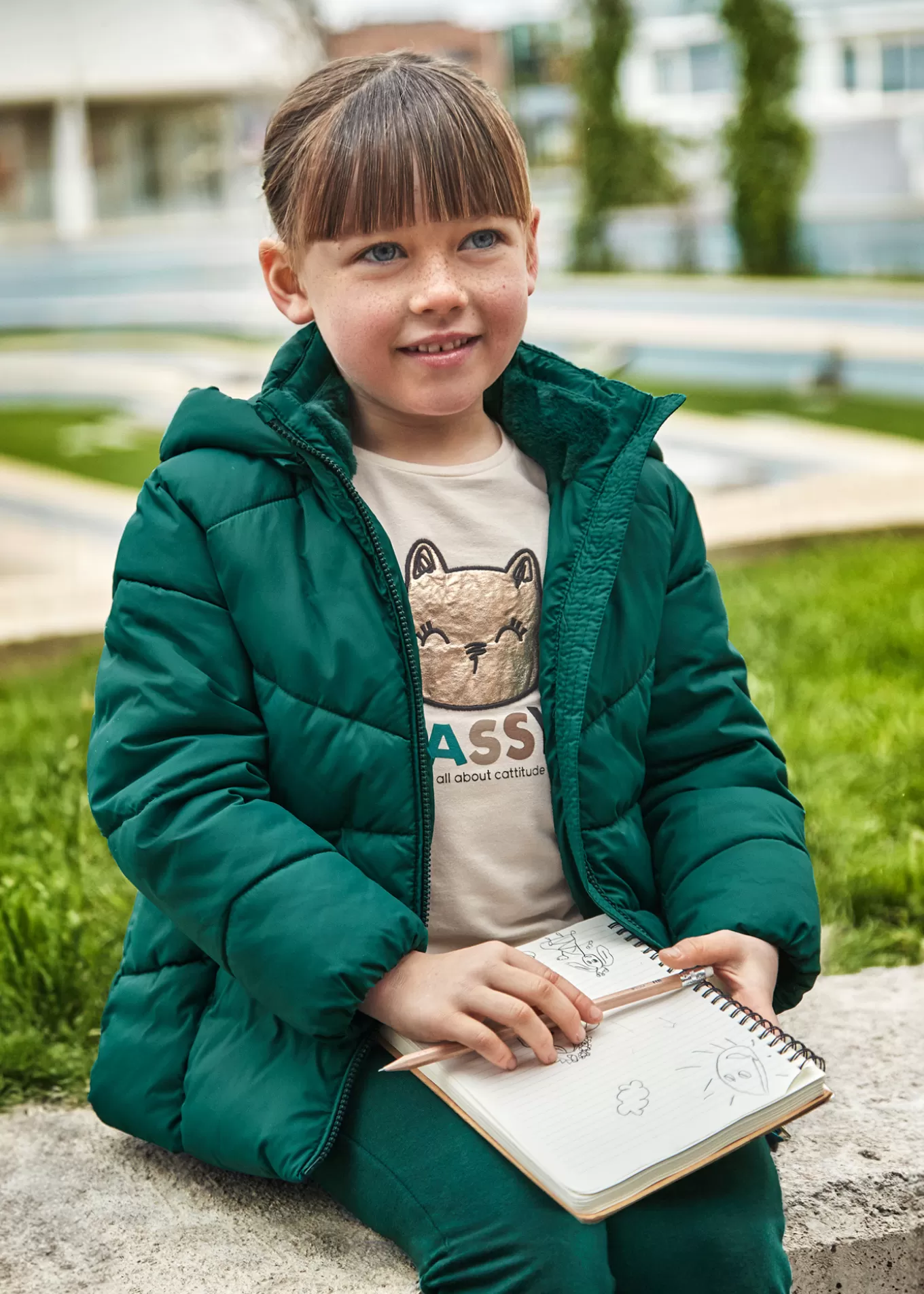 Abrigos Y Chaquetas^Mayoral Chaquetón colegial básico niña Botella