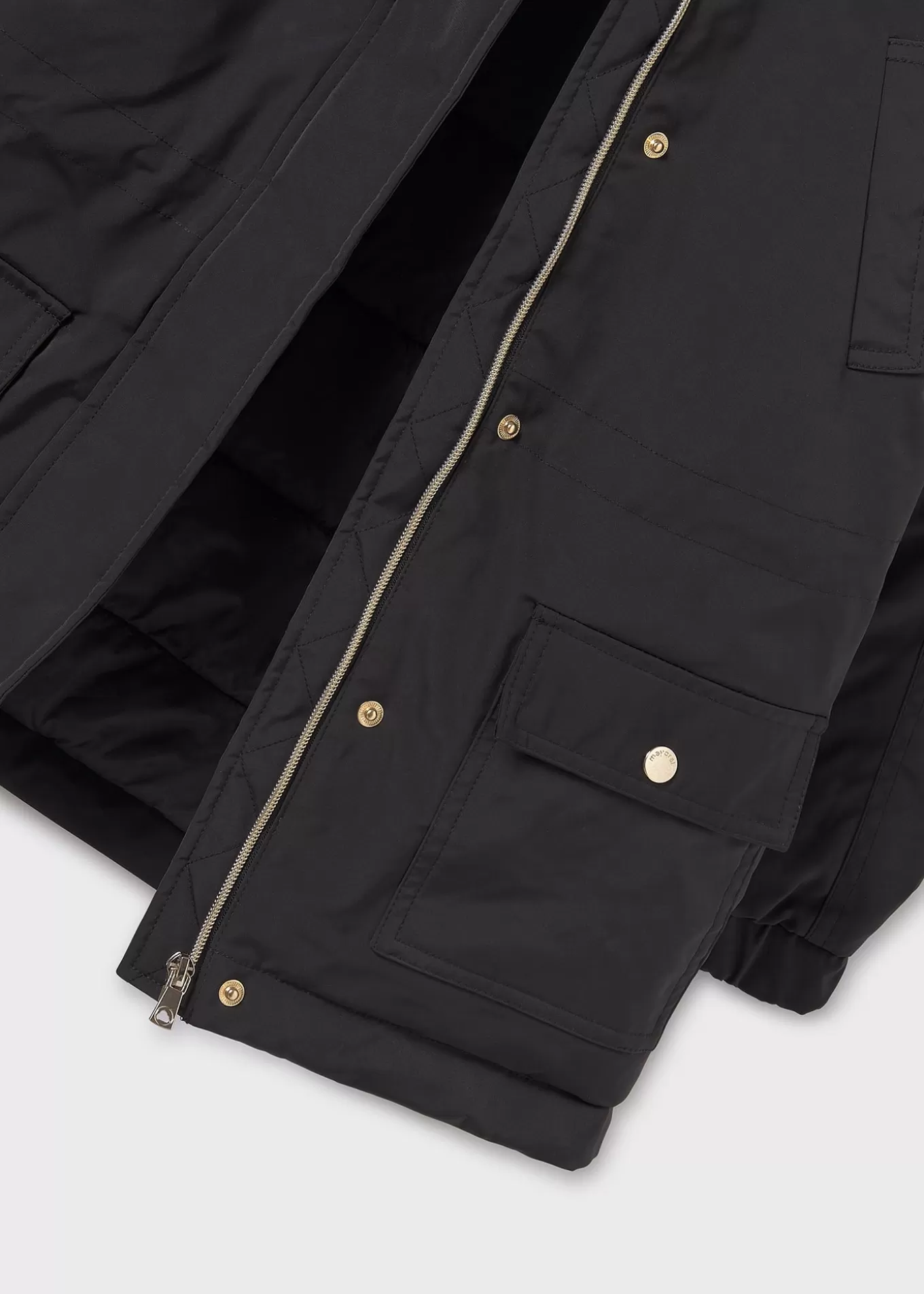 Abrigos Y Chaquetas^Mayoral Chaquetón parka chica Negro