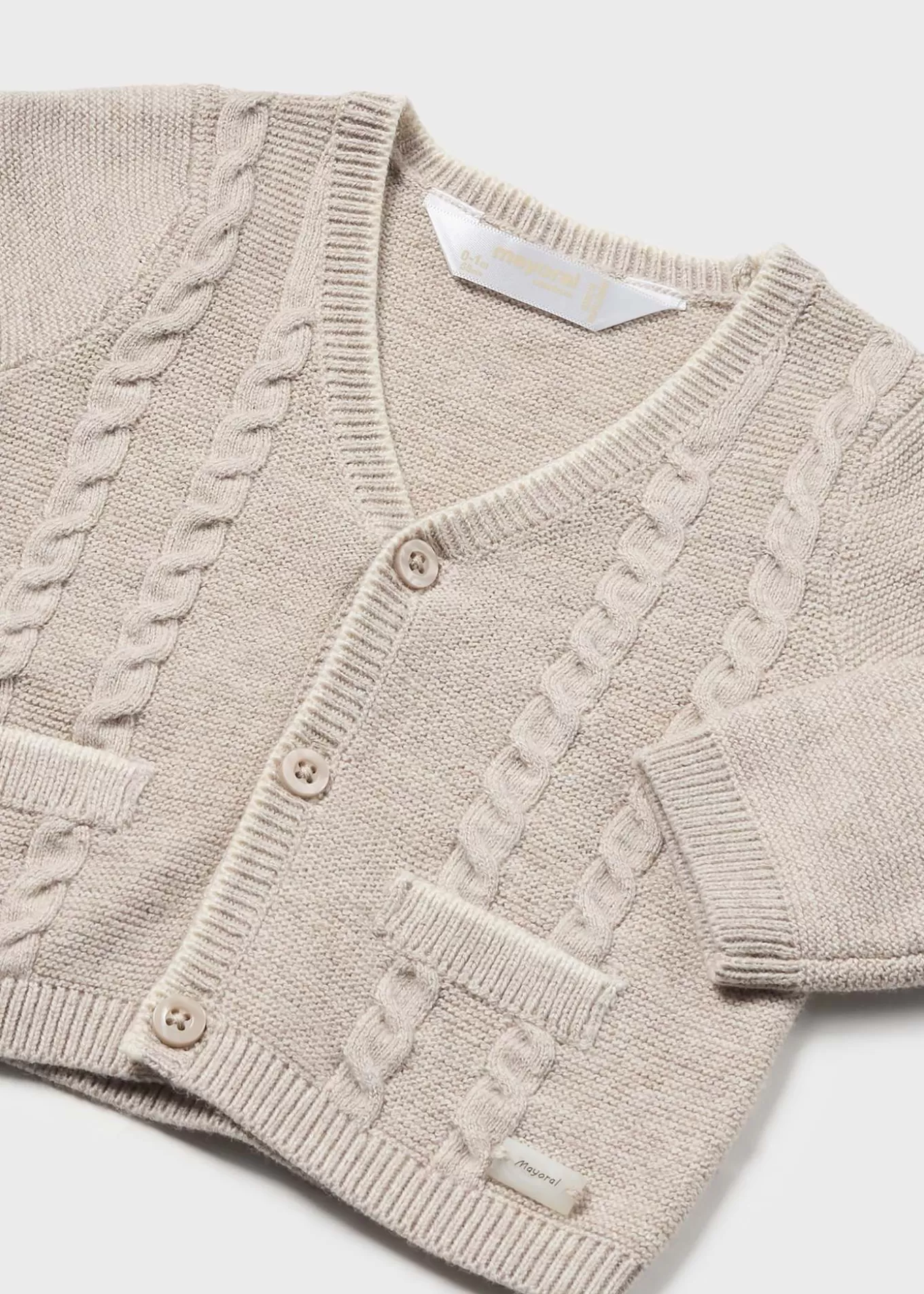 Rebecas | Jerséis Y Sudaderas^Mayoral Cárdigan tricot contrastes recién nacido Nuezvigoré