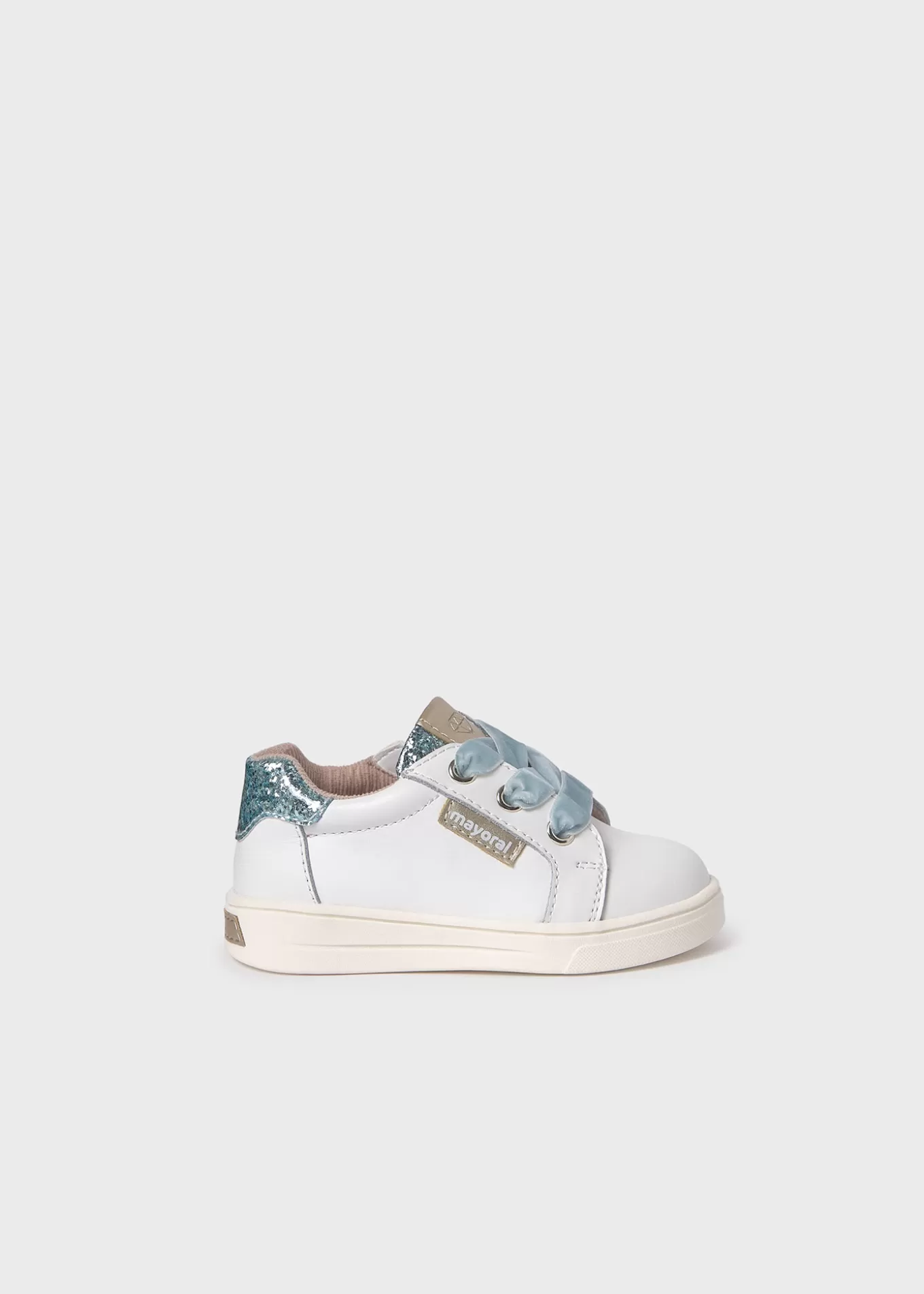Zapatillas Y Deportivas | Zapatillas Y Deportivas^Mayoral Deportiva purpurina bebé Blanco-Jade