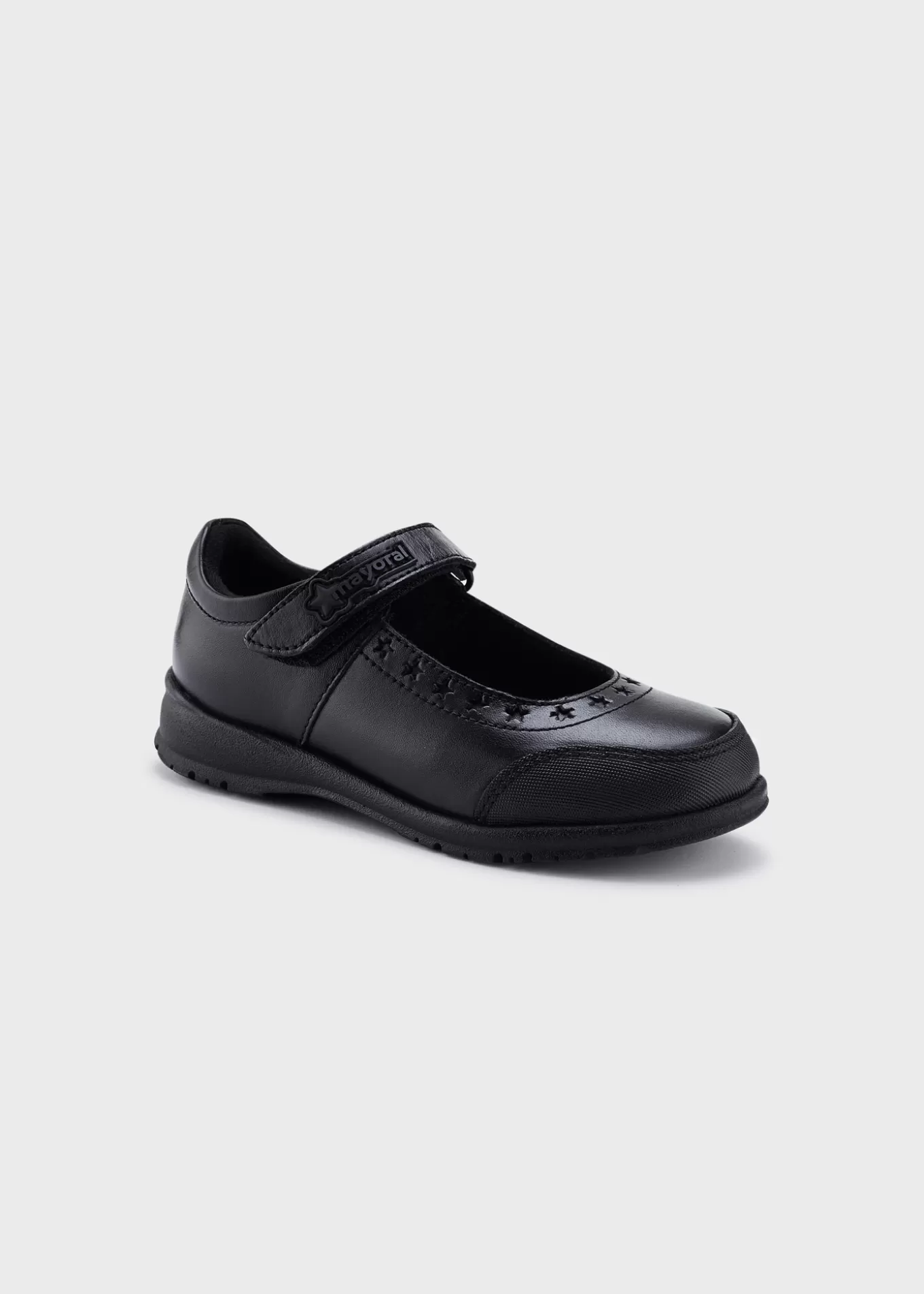 Zapatos Colegiales | Zapatos Colegiales^Mayoral Mercedita sport colegial piel niña Negro