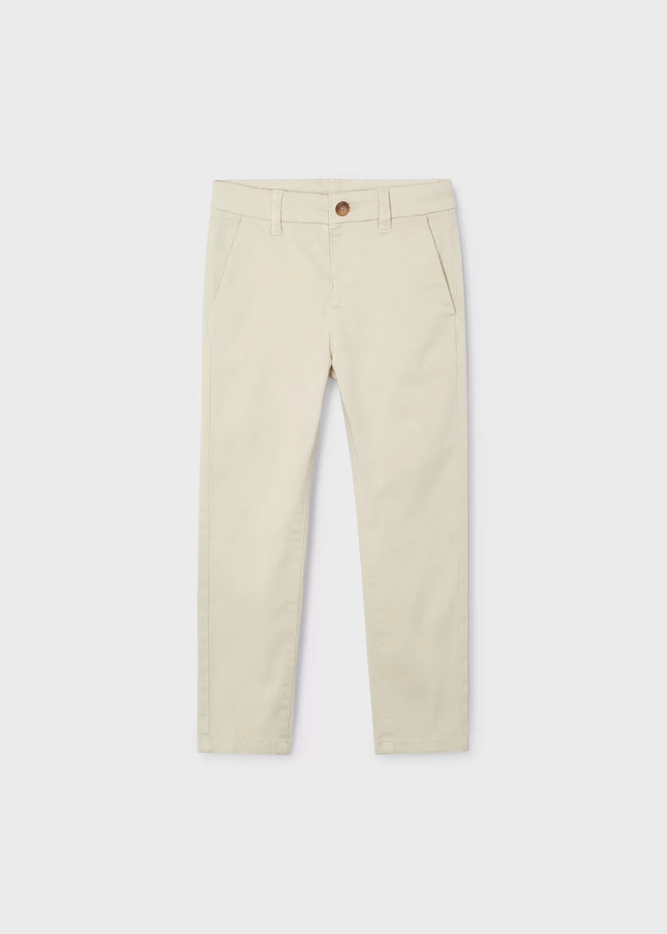 Pantalones^Mayoral Pantalón chino básico niño Darkcrema