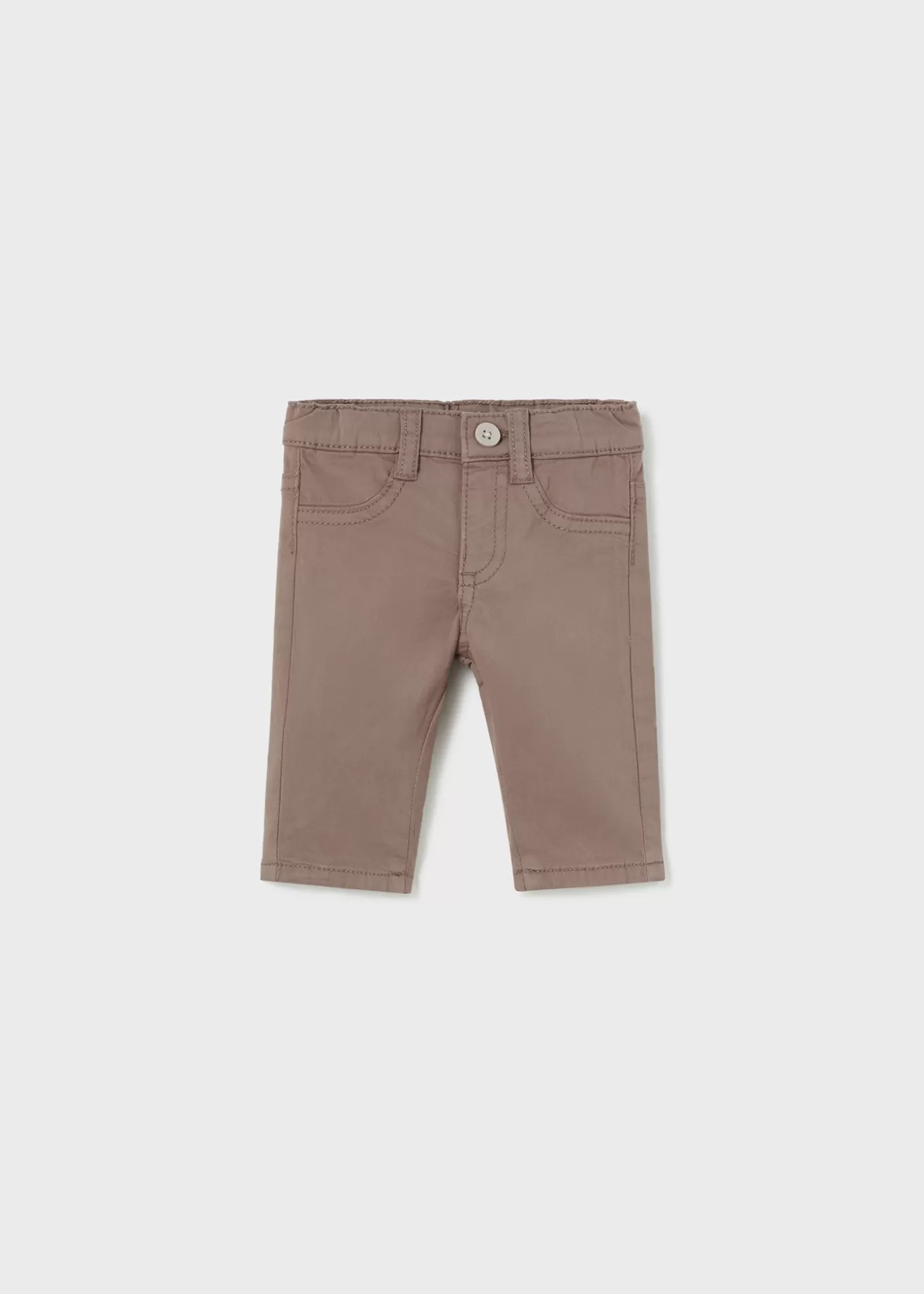 Pantalones Y Petos^Mayoral Pantalón sarga recién nacido Canela
