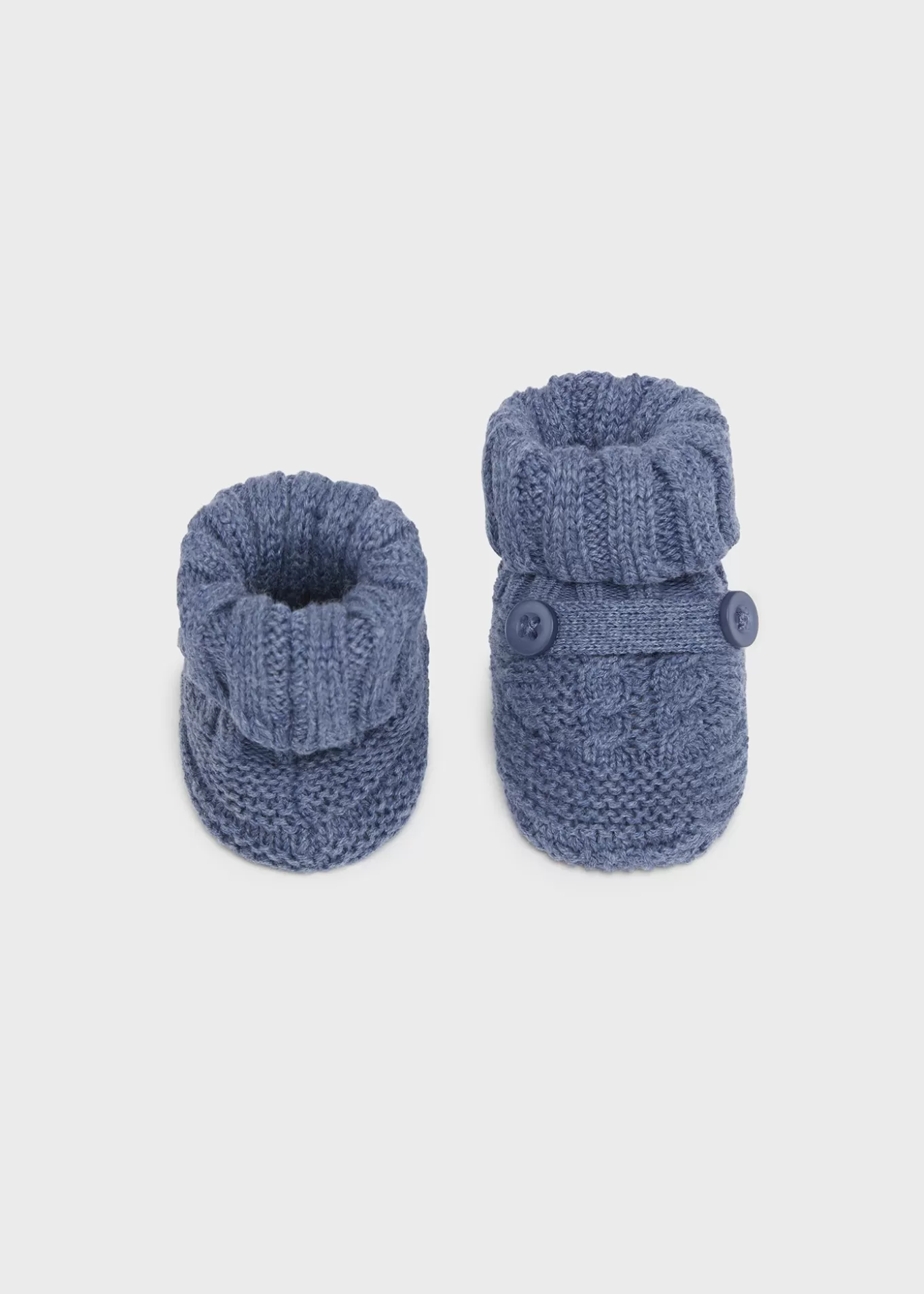Patucos Y Pepitos | Patucos Y Pepitos^Mayoral Patucos tricot recién nacido Midblue