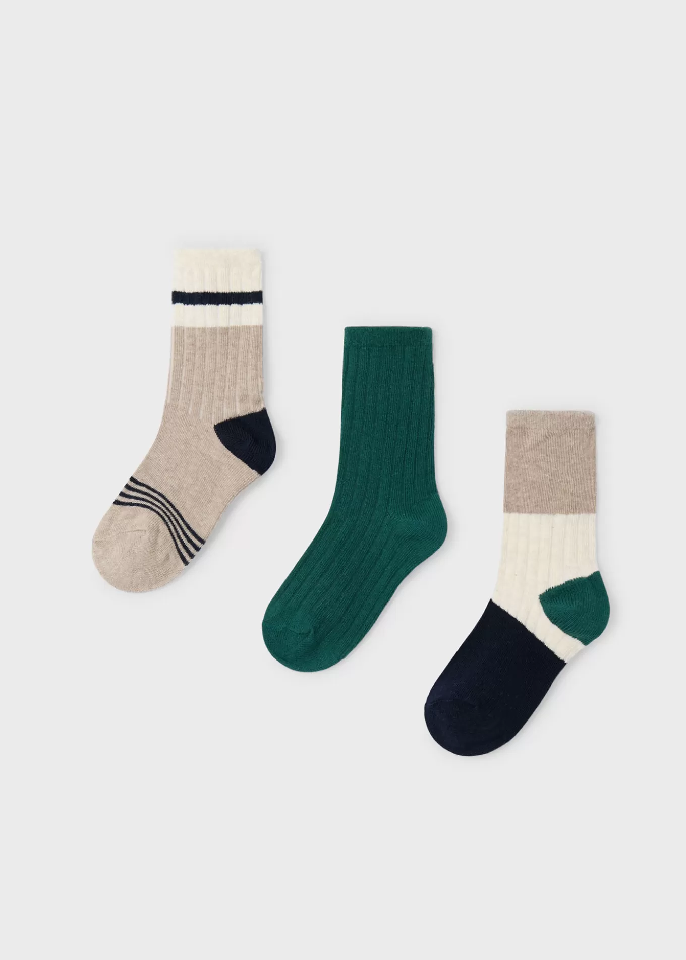 Accesorios Y Complementos^Mayoral Set 3 calcetines bloques color niño Alpino